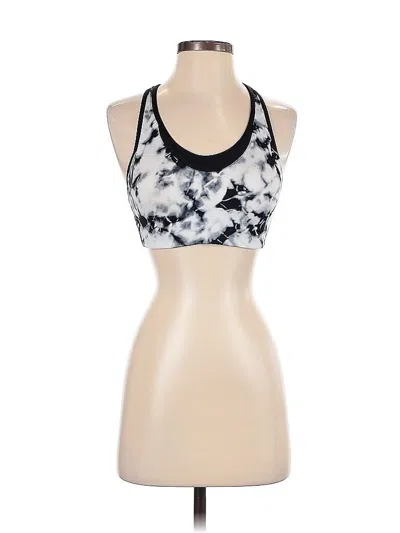 Pre-owned Victoria's Secret Pink Sports Bra In Silver