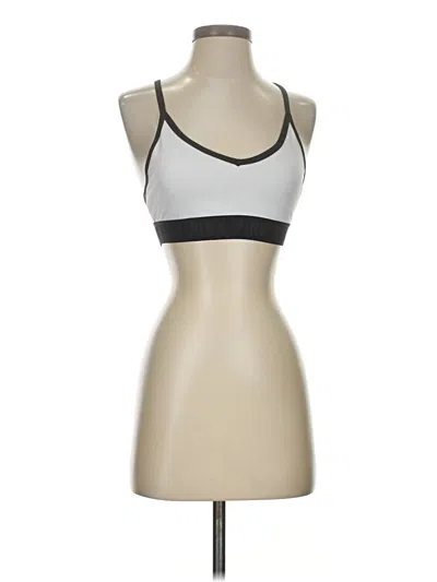 Pre-owned Victoria's Secret Pink Sports Bra In Silver