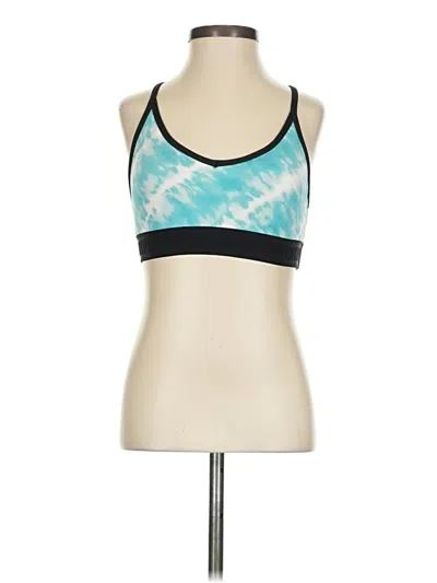Pre-owned Victoria's Secret Pink Sports Bra In Teal