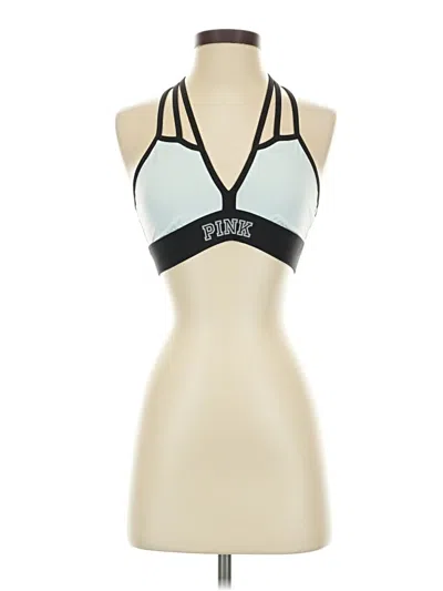 Pre-owned Victoria's Secret Pink Sports Bra In Teal