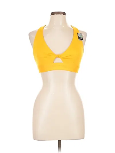 Victoria's Secret Pink Sports Bra In Yellow