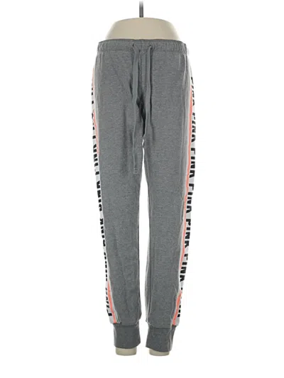 Pre-owned Victoria's Secret Pink Sweatpants In Gray