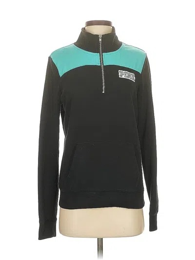 Pre-owned Victoria's Secret Pink Sweatshirt In Black