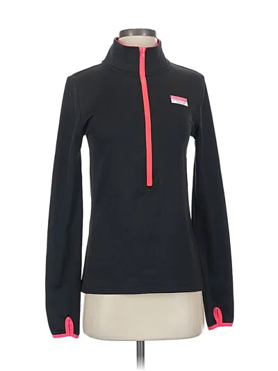 Pre-owned Victoria's Secret Pink Sweatshirt In Black