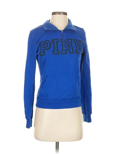 Pre-owned Victoria's Secret Pink Sweatshirt In Blue