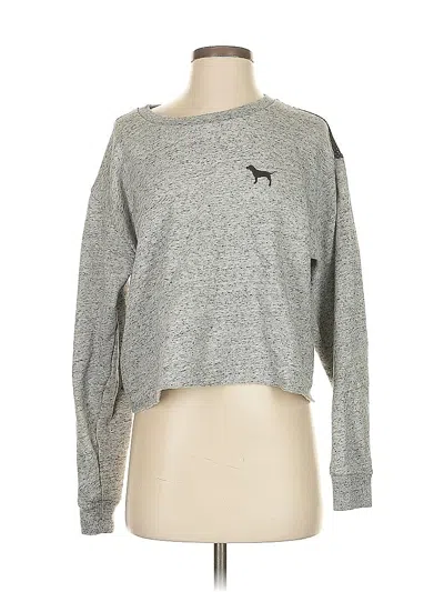 Pre-owned Victoria's Secret Pink Sweatshirt In Gray
