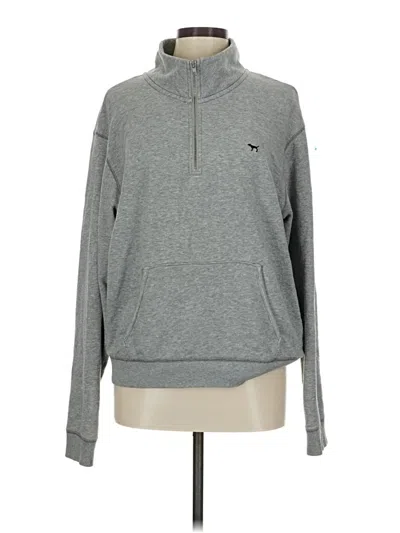 Pre-owned Victoria's Secret Pink Sweatshirt In Gray