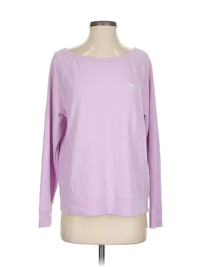 Pre-owned Victoria's Secret Pink Sweatshirt In Purple