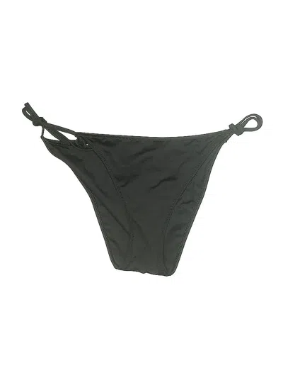 Pre-owned Victoria's Secret Pink Swimsuit Bottoms In Black