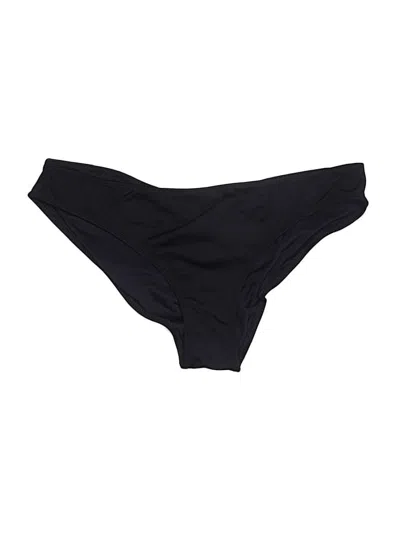 Pre-owned Victoria's Secret Pink Swimsuit Bottoms In Black