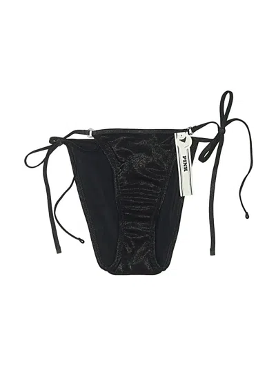 Victoria's Secret Pink Swimsuit Bottoms In Black
