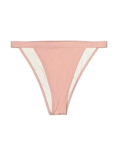 Pre-owned Victoria's Secret Pink Swimsuit Bottoms In Pink