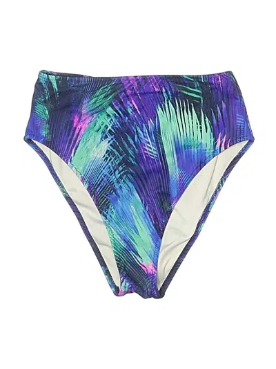 Pre-owned Victoria's Secret Pink Swimsuit Bottoms In Purple
