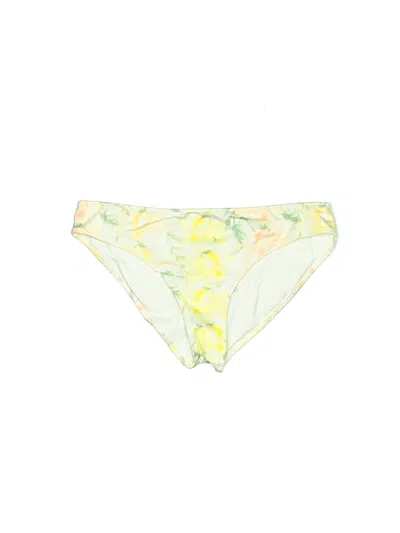 Pre-owned Victoria's Secret Pink Swimsuit Bottoms In Yellow