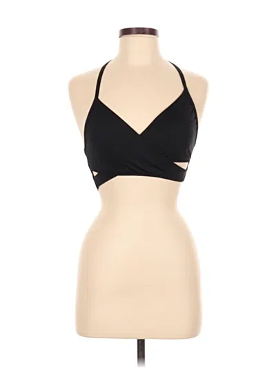 Pre-owned Victoria's Secret Pink Tank Top Black Halter Neckline Tops