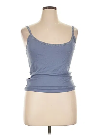 Victoria's Secret Pink Tank Top Blue Strapless Neckline Tops