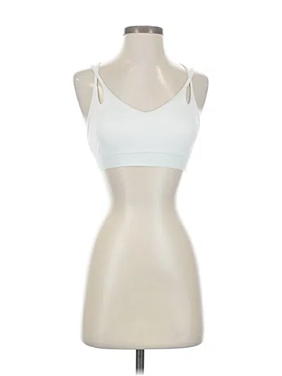 Pre-owned Victoria's Secret Pink Tank Top Ivory Strapless Neckline Tops In White