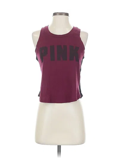 Pre-owned Victoria's Secret Pink Tank Top Pink Halter Neckline Tops