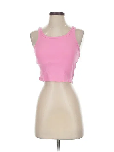Pre-owned Victoria's Secret Pink Tank Top Pink Halter Neckline Tops
