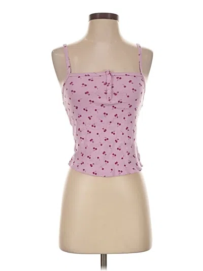 Pre-owned Victoria's Secret Pink Tank Top Pink Sweetheart Neckline Tops