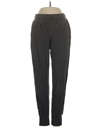 Pre-owned Victoria's Secret Pink Track Pants In Gray
