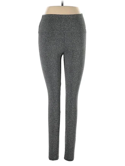 Pre-owned Victoria's Secret Pink Yoga Pants In Gray