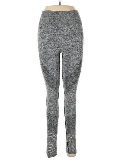 Pre-owned Victoria's Secret Pink Yoga Pants In Gray