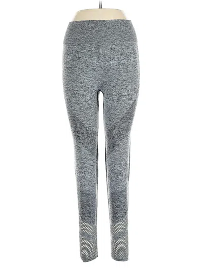 Pre-owned Victoria's Secret Pink Yoga Pants In Gray