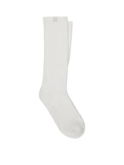 Victoria's Secret Plush Grip Socks In White
