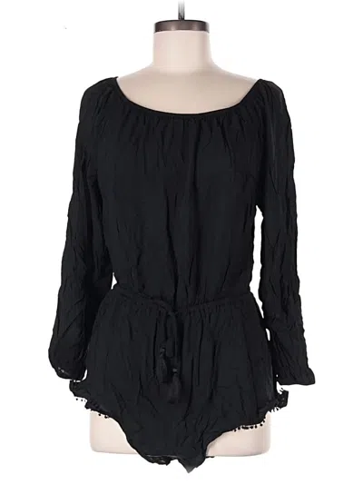 Pre-owned Victoria's Secret Romper In Black