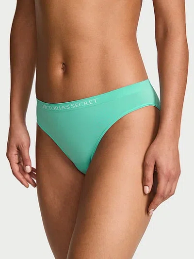 Victoria's Secret Seamless Bikini Panty In Green