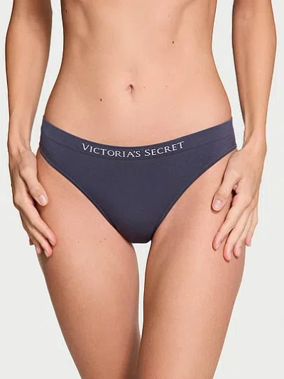 Victoria's Secret Seamless Bikini Panty In Blue