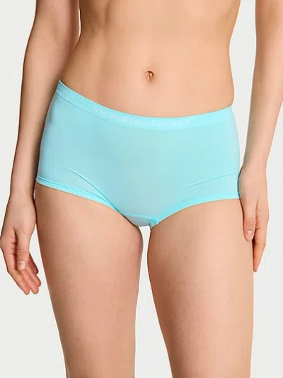 Victoria's Secret Seamless Boyshort Panty In Blue