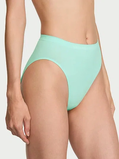 Victoria's Secret Seamless High-leg Brief Panty In Green