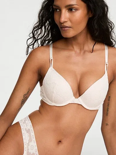 Victoria's Secret Sexy Tee Crochet Lace Push-up Bra In Pattern