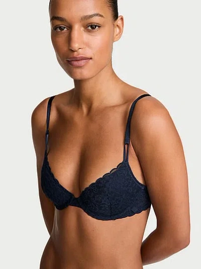 Victoria's Secret Sexy Tee Lacie Lightly Lined Demi Bra In Blue