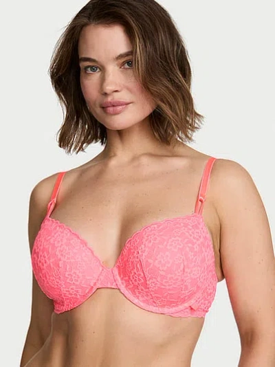 Victoria's Secret Sexy Tee Lacie Lightly Lined Demi Bra In Pink
