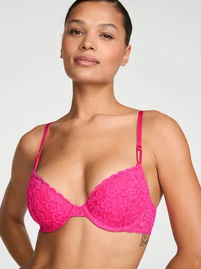 Victoria's Secret Sexy Tee Lacie Lightly Lined Demi Bra In Pink