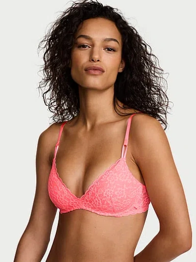 Victoria's Secret Sexy Tee Lacie Wireless Push-up Bra In Pink