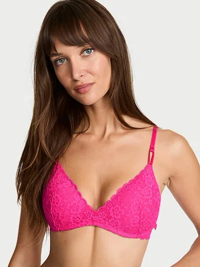 Victoria's Secret Sexy Tee Lacie Wireless Push-up Bra In Pink