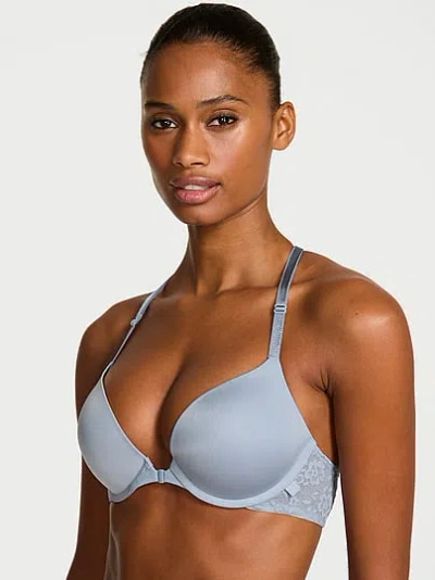 Victoria's Secret Sexy Tee Smooth Lacie Push-up Bra In Gray
