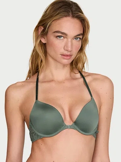 Victoria's Secret Sexy Tee Smooth Lacie Push-up Bra In Green