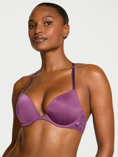 Victoria's Secret Sexy Tee Smooth Lacie Push-up Bra In Purple