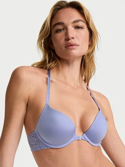 Victoria's Secret Sexy Tee Smooth Lacie Push-up Bra In Blue