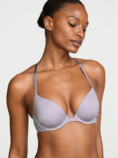 Victoria's Secret Sexy Tee Smooth Lacie Push-up Bra In Gray