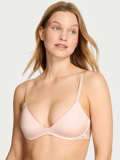 Victoria's Secret Sexy Tee Smooth Lacie Wireless Push-up Bra In Neutral