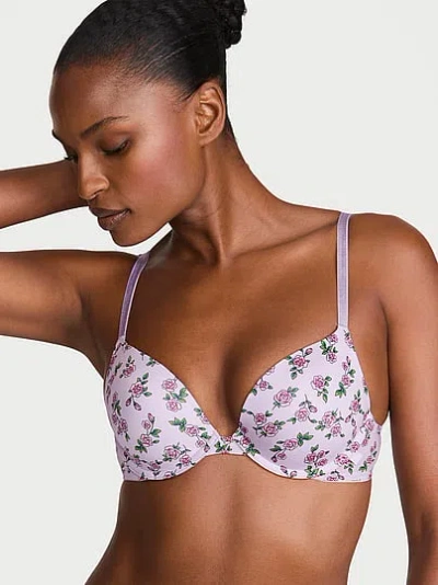 Victoria's Secret Sexy Tee Smooth Push-up Bra In Purple
