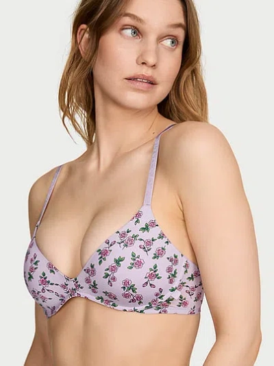 Victoria's Secret Sexy Tee Smooth Wireless Push-up Bra In Pattern