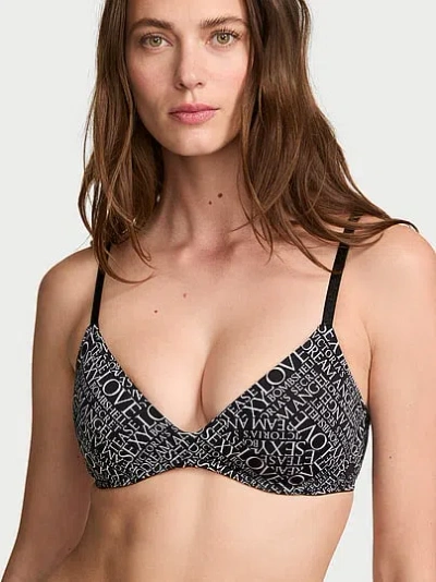 Victoria's Secret Sexy Tee Smooth Wireless Push-up Bra In Print
