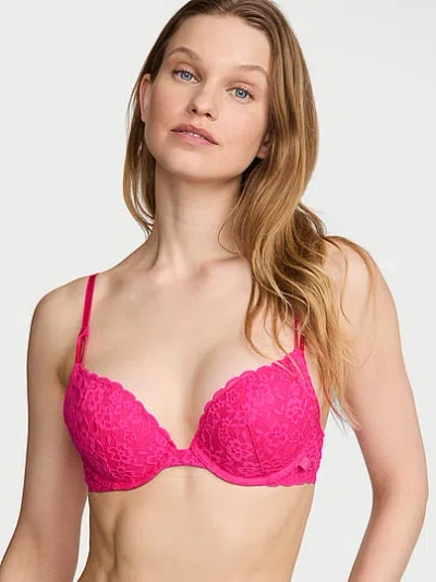 Victoria's Secret Sexy Tee Sophia Lace Push-up Bra In Pink